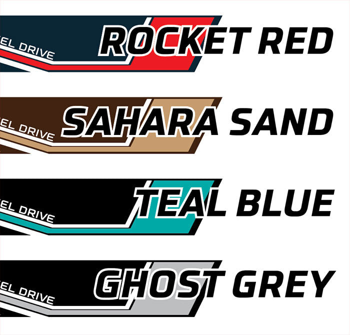 70 Series Land Cruiser Decal Body Stripe Kit (Barossa) - 71 Series (2023-)