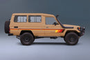 Broome body stripe kit - J75 Series Toyota Land Cruiser Troop Carrier TRD colours tan vehicle