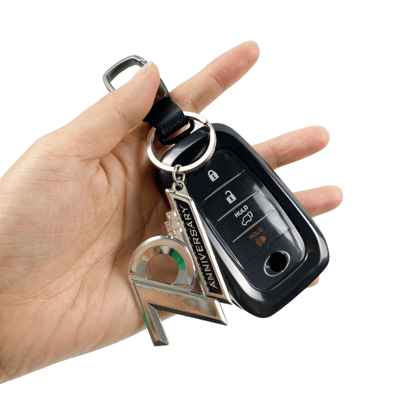 70 Series Land Cruiser 70th Anniversary Metal Key Ring