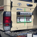 70 Series Land Cruiser Centred License Plate Bracket (Australia) (1984-)