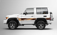 70 Series Land Cruiser Decal Body Stripe Kit (Barossa) -  71 Series (2023-)