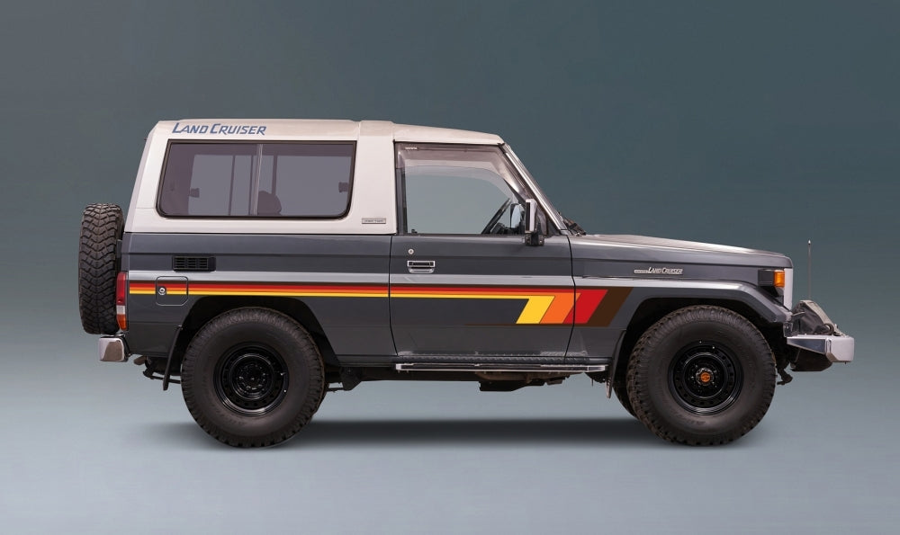 70 Series Land Cruiser Decal Body Stripe Kit (Broome) - 73/74 Series (1984–1990)