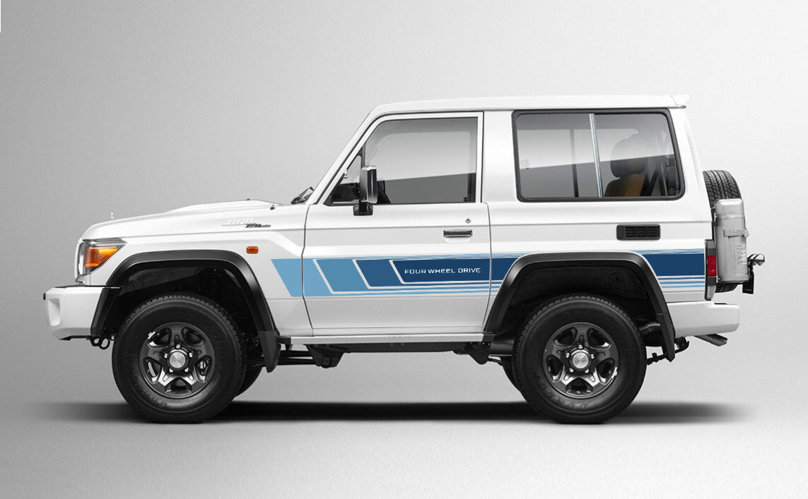 70 Series Land Cruiser Decal Body Stripe Kit (Cobar) -  71 Series (2023-)