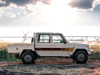 70 Series Land Cruiser Decal Body Stripe Kit (Cobar) - 79 Series Dual Cab (2012-)