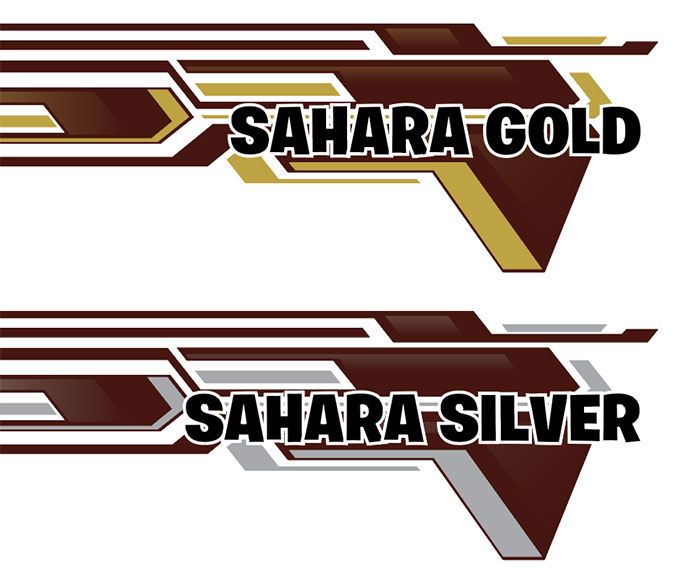 70 Series Land Cruiser Decal Body Stripe Kit (DOHA) - 76 Series (2007-)