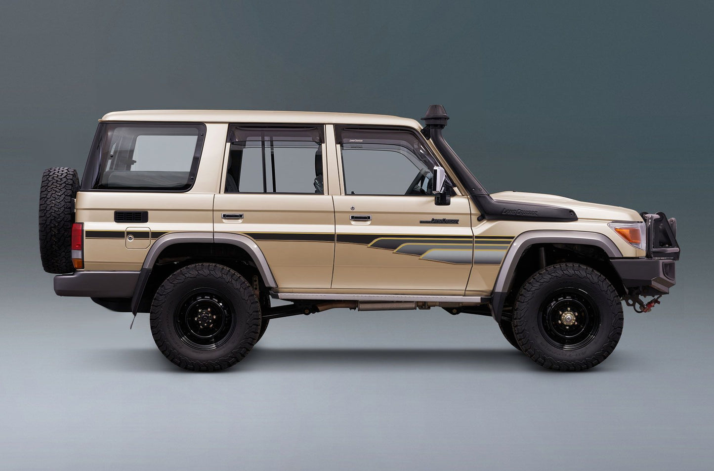 70 Series Land Cruiser Decal Body Stripe Kit (Muscat) - 76 Series (2007-)