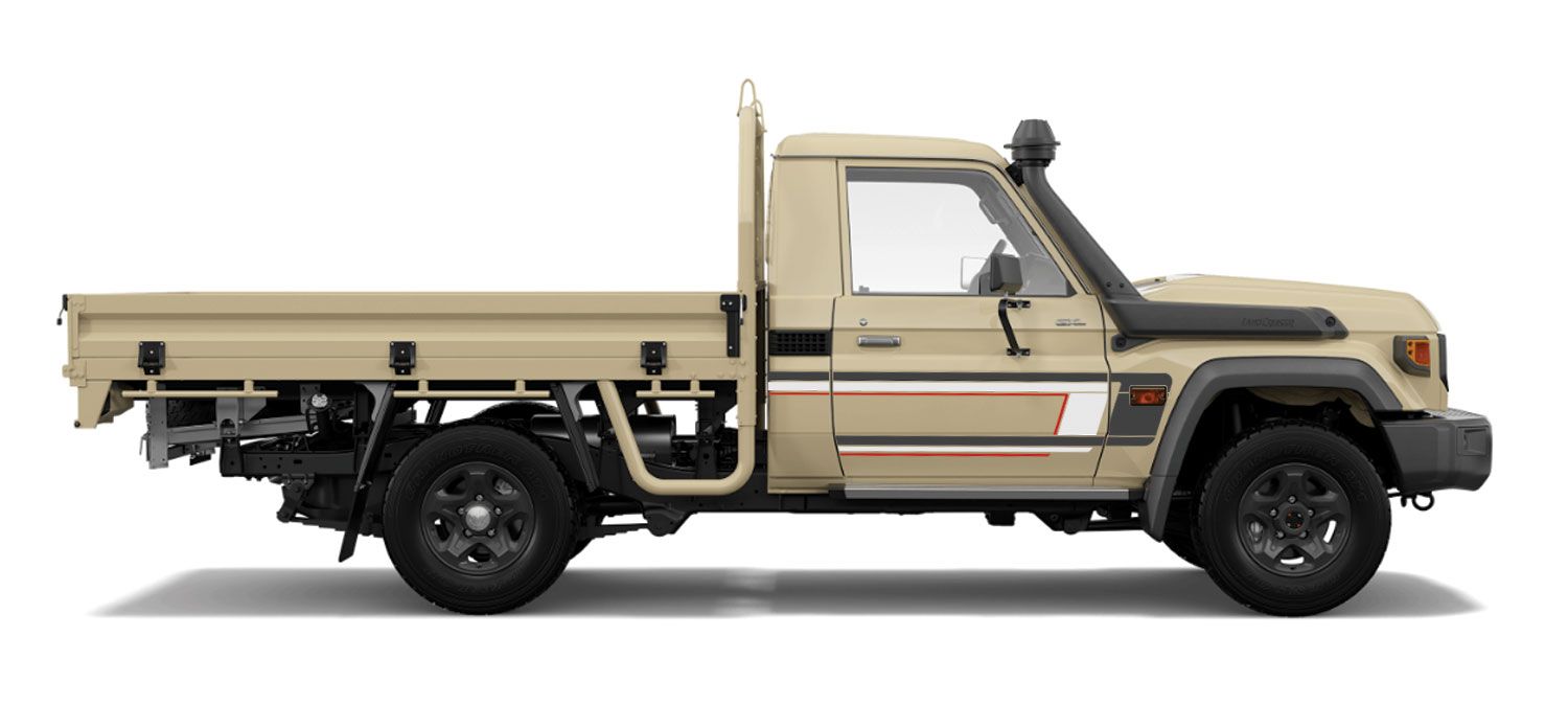 70 Series Land Cruiser Decal Body Stripe Kit (York) - 75/79 Series Single Cab (1985-)