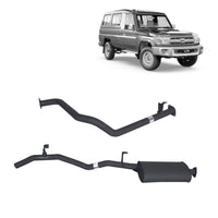 Performance 2.5" Exhaust System for the Toyota LandCruiser 75/78 Series 4.2L 1HZ