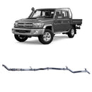 Extreme Duty 3" Turbo Back Exhaust for the Toyota LandCruiser 79 Series Dual Cab (01/2012 - 10/2016) (view 2)