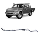 Extreme Duty 3" Turbo Back Exhaust for the Toyota LandCruiser 79 Series Dual Cab (01/2012 - 10/2016) (view 4)